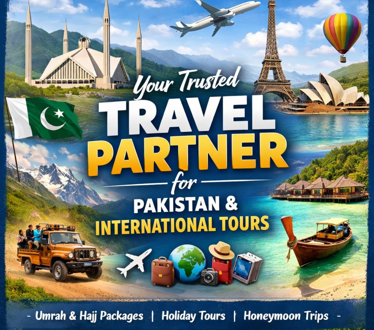 Best travel agency in Lahore for Pakistan tour packages and luxury trips